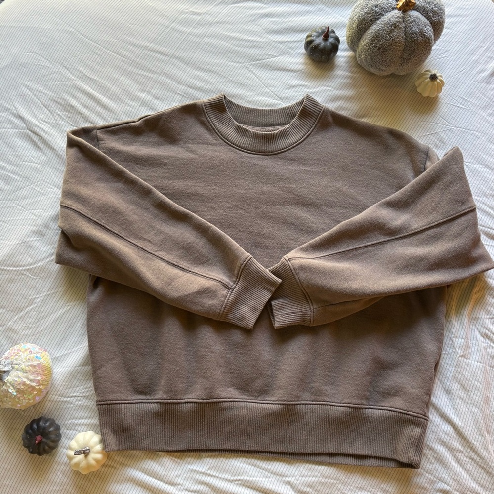 A New Day Light Brown Knit Top
